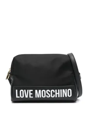 Love Moschino City Lovers Sac Bandoulière En Nylon Noir - Achetez À Prix Outlet!