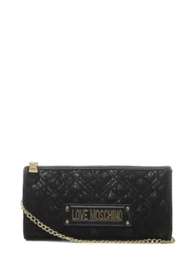 Love Moschino Quilted Lace Sac D'épaule Noir - Achetez À Prix Outlet!