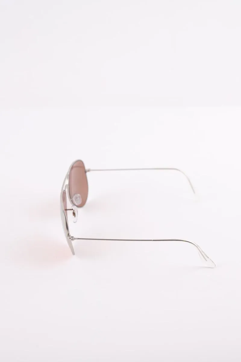 Lunettes de soleil rose