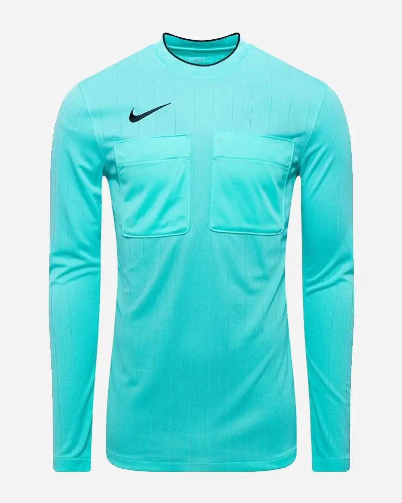 Maillot d'arbitre manches longues Nike Arbitre FFF II Turquoise & Noir pour homme