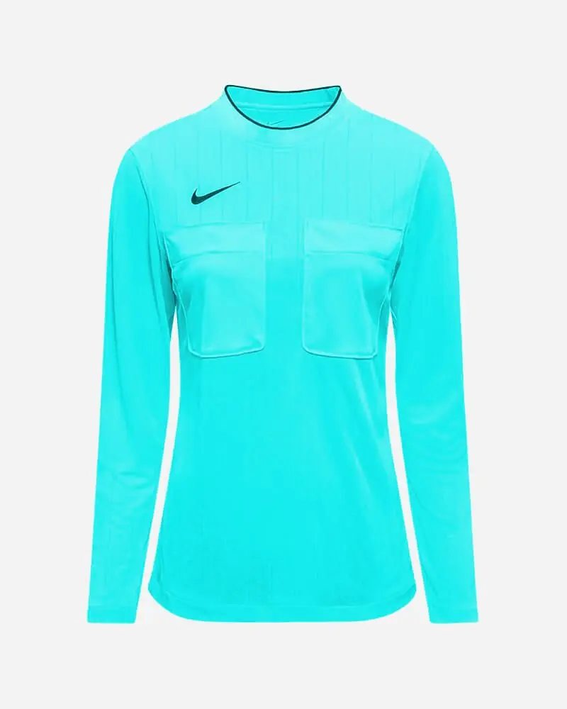 Maillot d'arbitre manches longues Nike Arbitre FFF II Turquoise pour femme