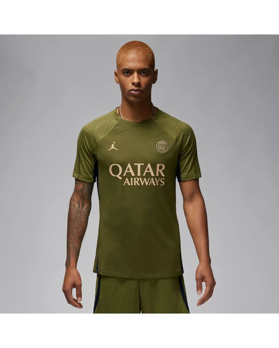 Maillot de football Homme PSG M NK DF STRK SS TOP K 4TH Vert