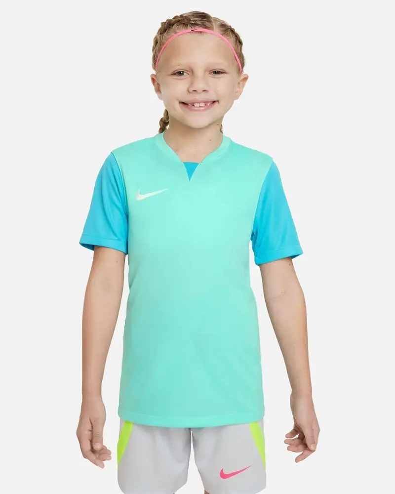 Maillot de football Nike Trophy V Turquoise pour enfant