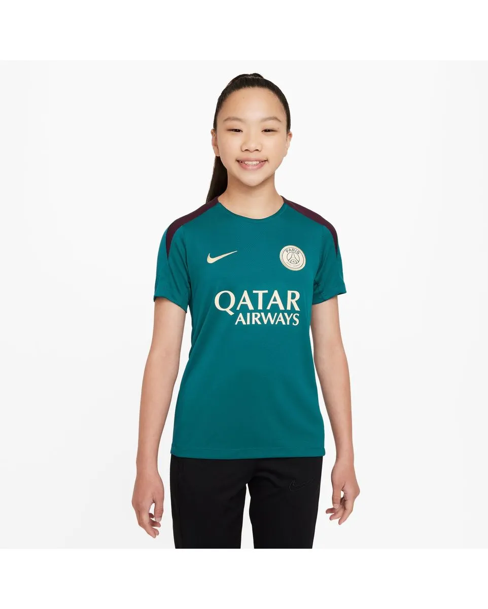 Maillot Jeune enfant PSG Y NK DF STRK SS TOP K Vert