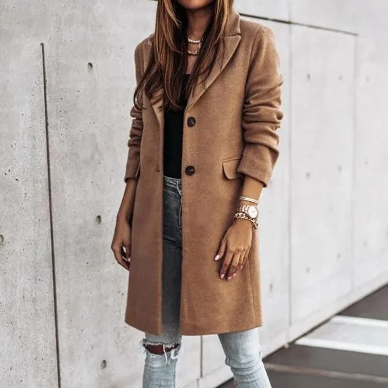 Manteau d'hiver doux et élégant