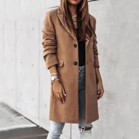 Manteau d'hiver doux et élégant