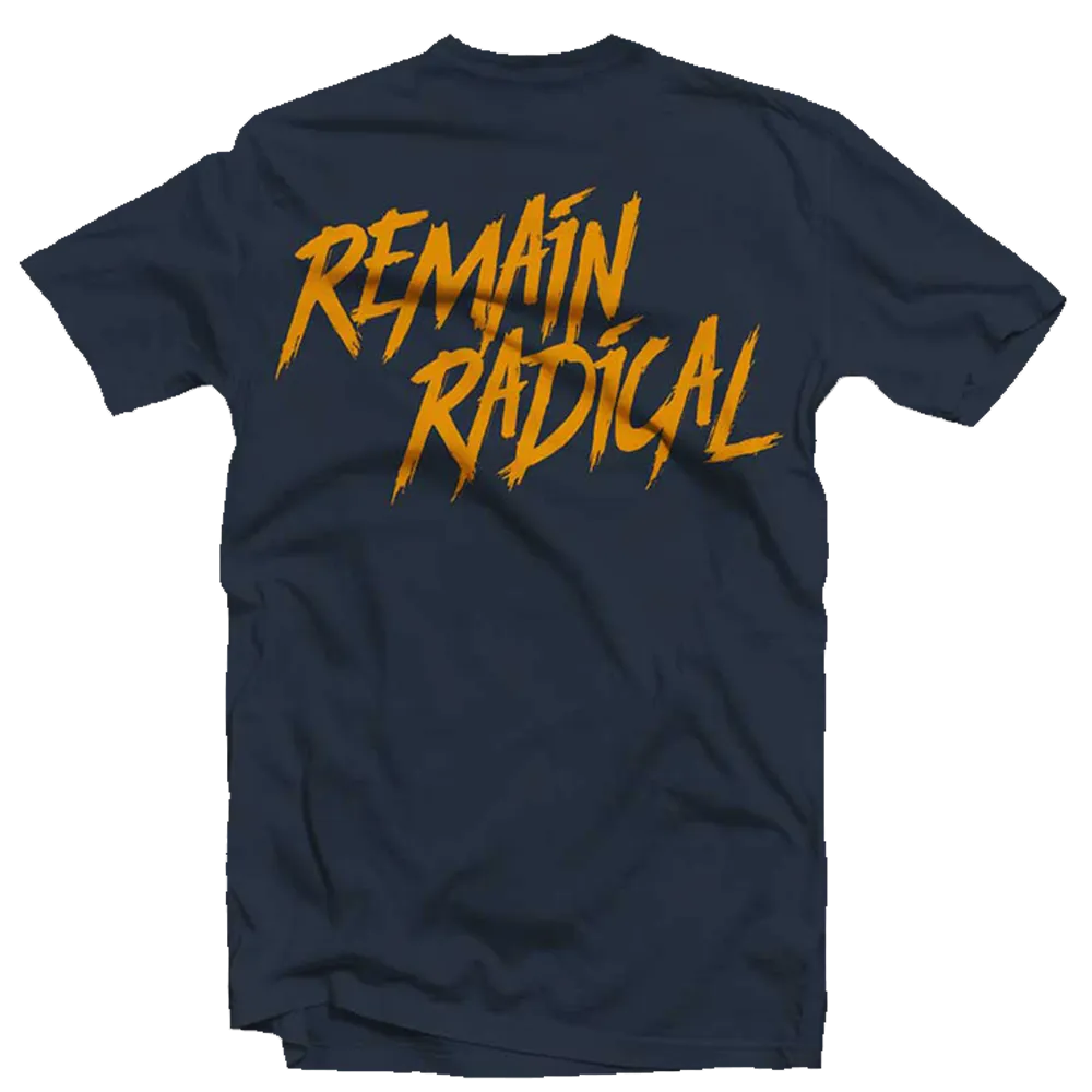 MANU ARMATA Remain Radical Navy T-shirt