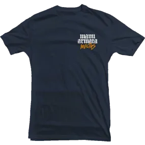 MANU ARMATA Remain Radical Navy T-shirt