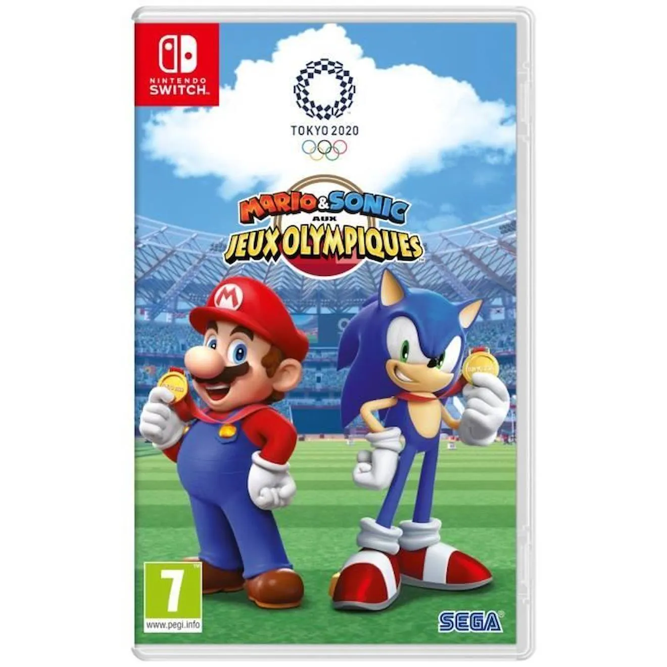 Mario & Sonic aux Jeux Olympiques de Tokyo 2020 • Jeu Nintendo Switch bleu - Nintendo