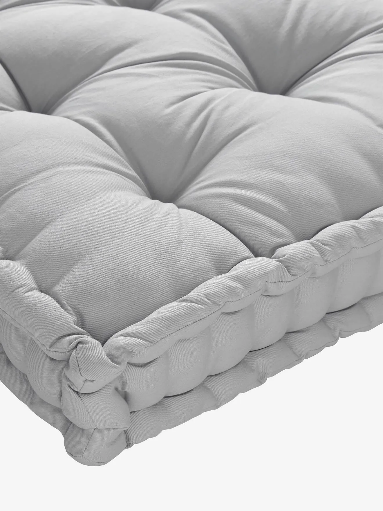 Matelas de sol style futon rose poudré - Vertbaudet