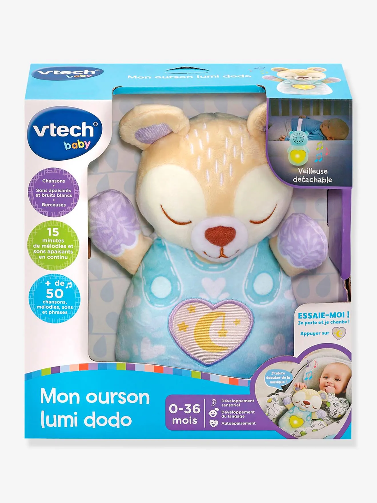 Mon Ourson Lumi dodo - VTECH rose - Vtech