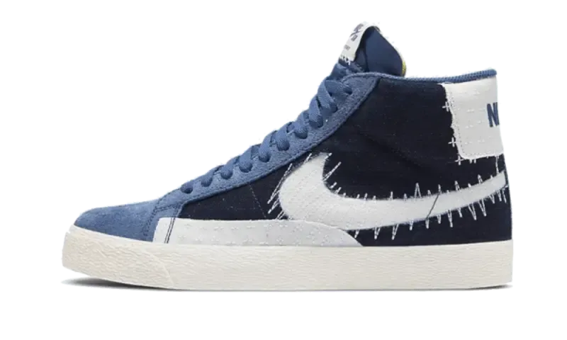 Nike SB Zoom Blazer Mid Sashiko Mystic Navy