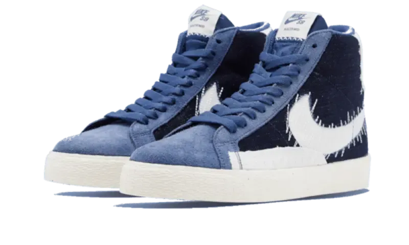 Nike SB Zoom Blazer Mid Sashiko Mystic Navy