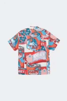 OBEY  Chemise Fruit Cans