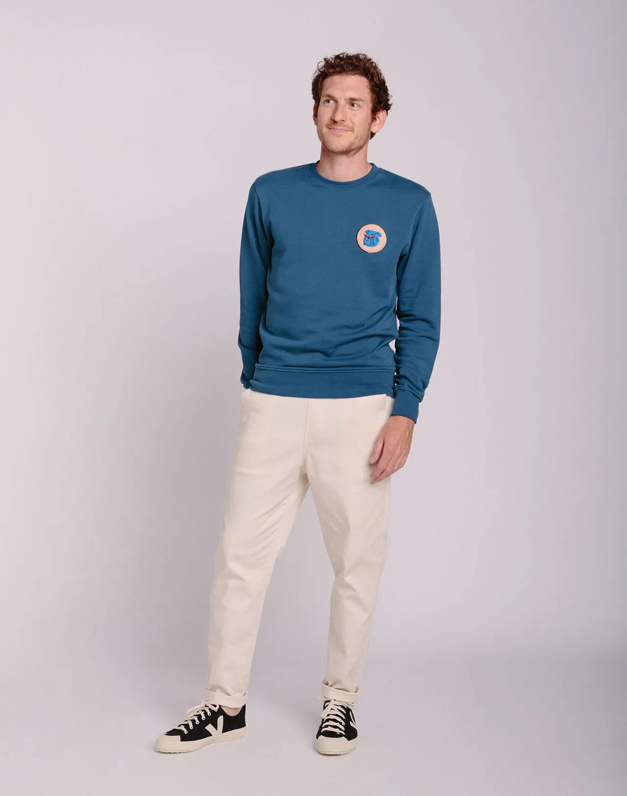 Olow Sweatshirt - Scratchy Blue