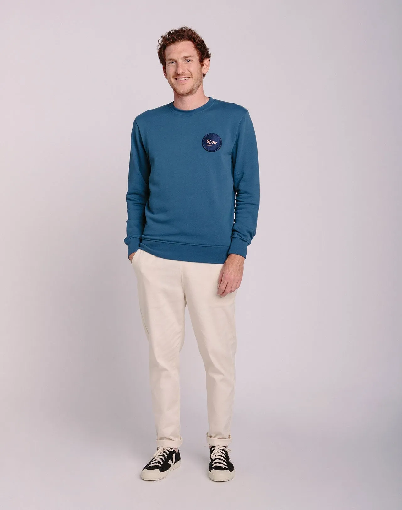 Olow Sweatshirt - Scratchy Blue