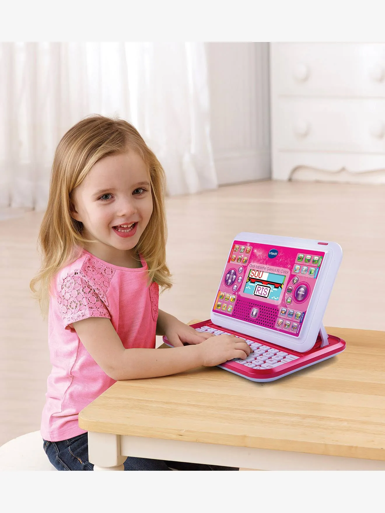 Ordi-tablette Genius XL Color VTECH rose - Vtech