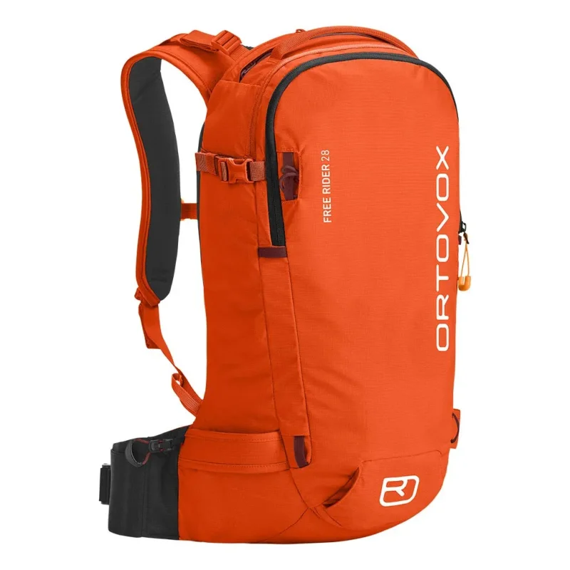 ORTOVOX Free rider 28L /hot orange 2024-2025 Sac à Dos Porte Ski ou Snow