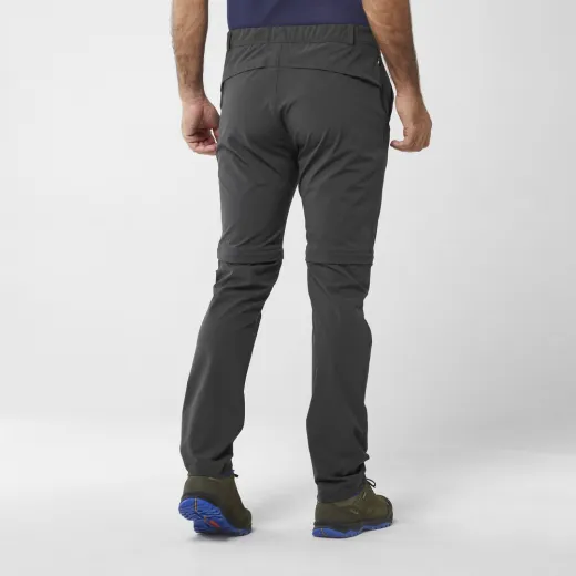 Pantalon active stretch zip-off asphalte