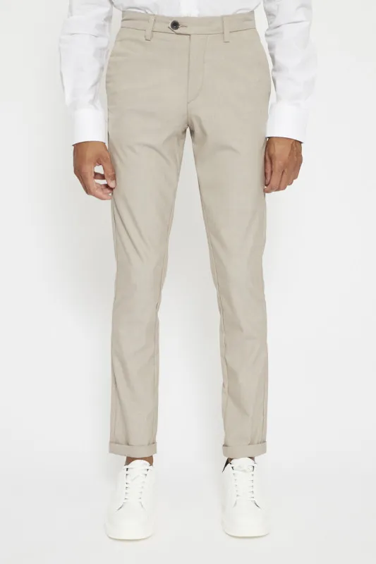 Pantalon habillé beige