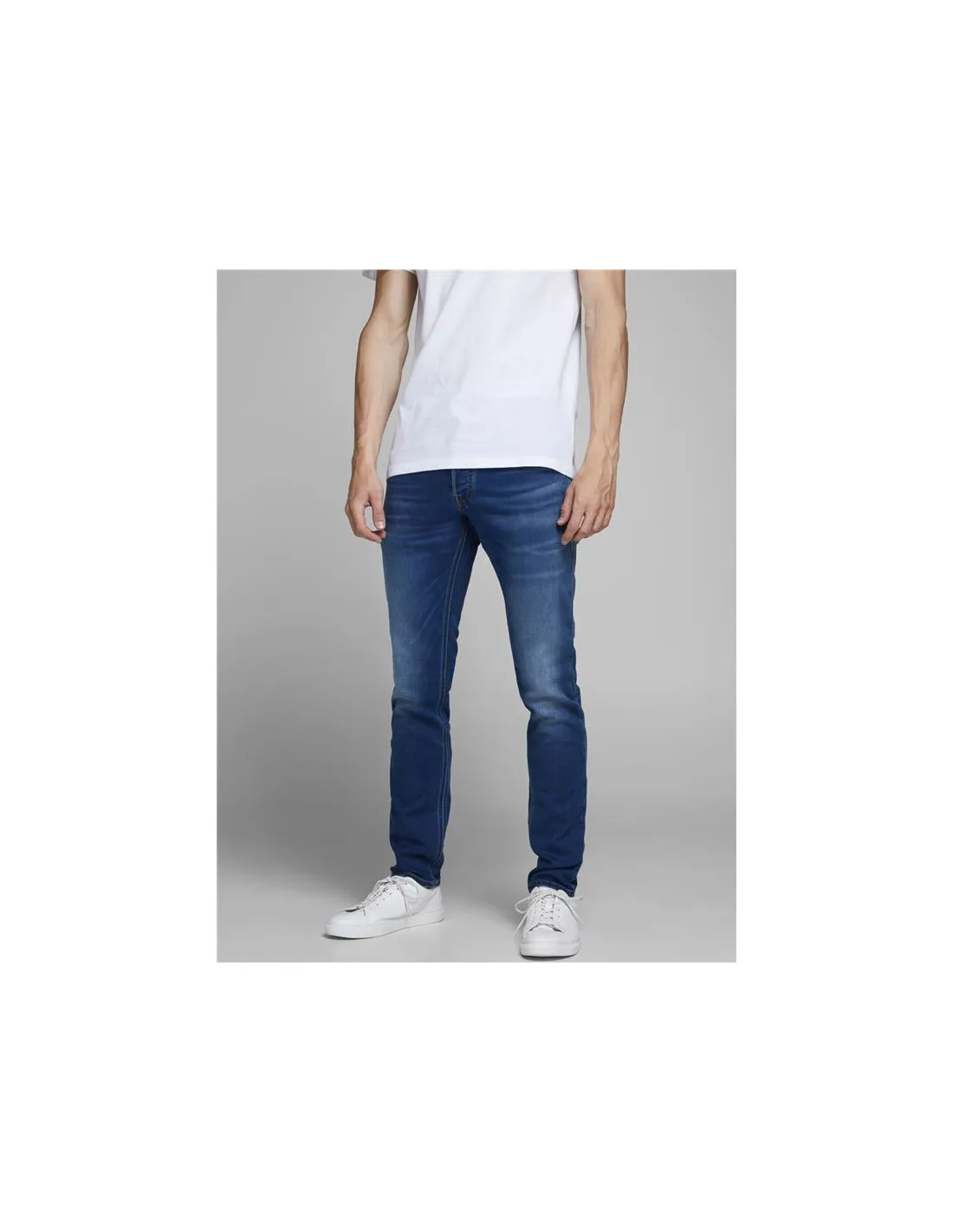 Pantalon Jack & Jones Jjiglenn Jjicon Ge 006 I.K Noos Bleu Denim