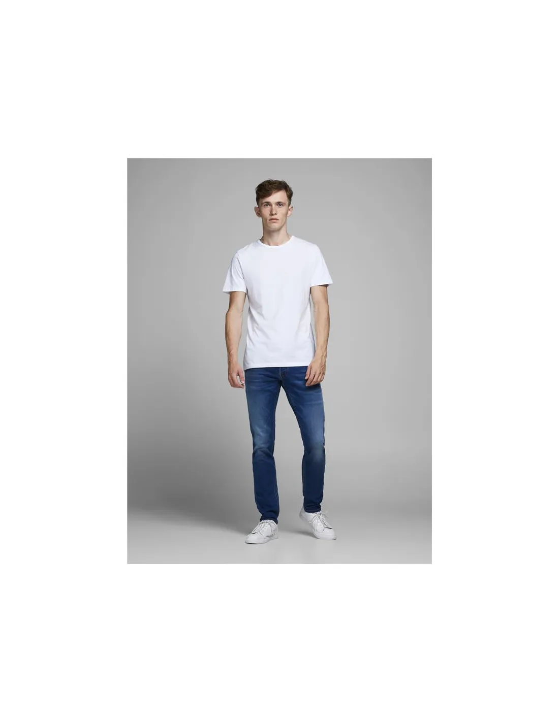 Pantalon Jack & Jones Jjiglenn Jjicon Ge 006 I.K Noos Bleu Denim