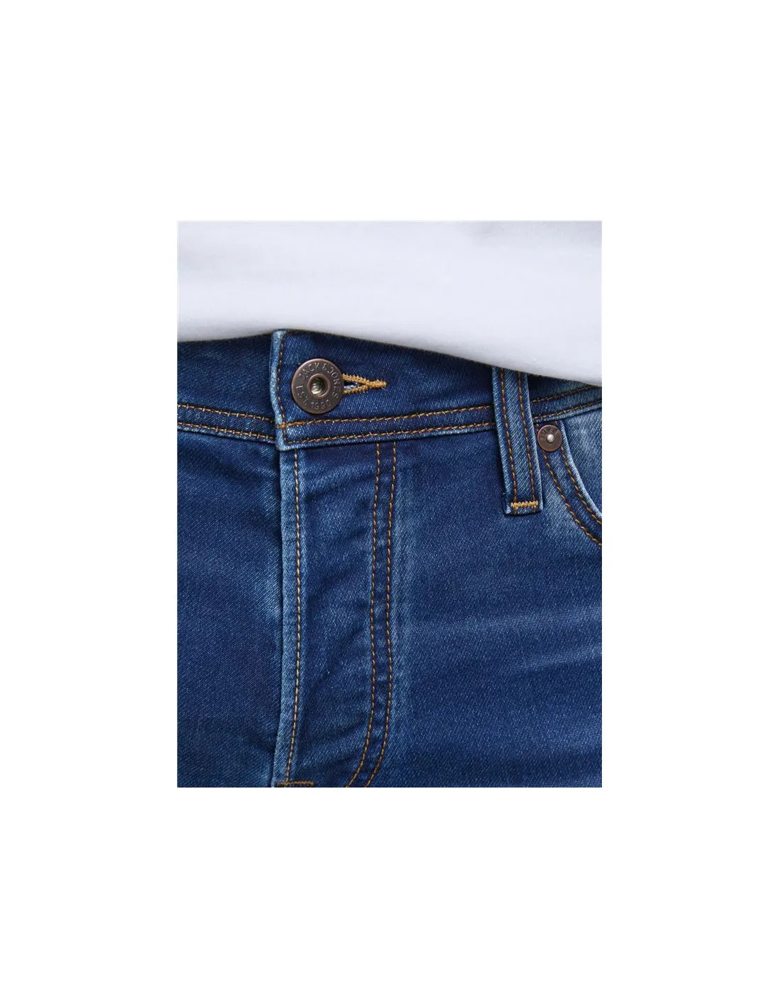 Pantalon Jack & Jones Jjiglenn Jjicon Ge 006 I.K Noos Bleu Denim