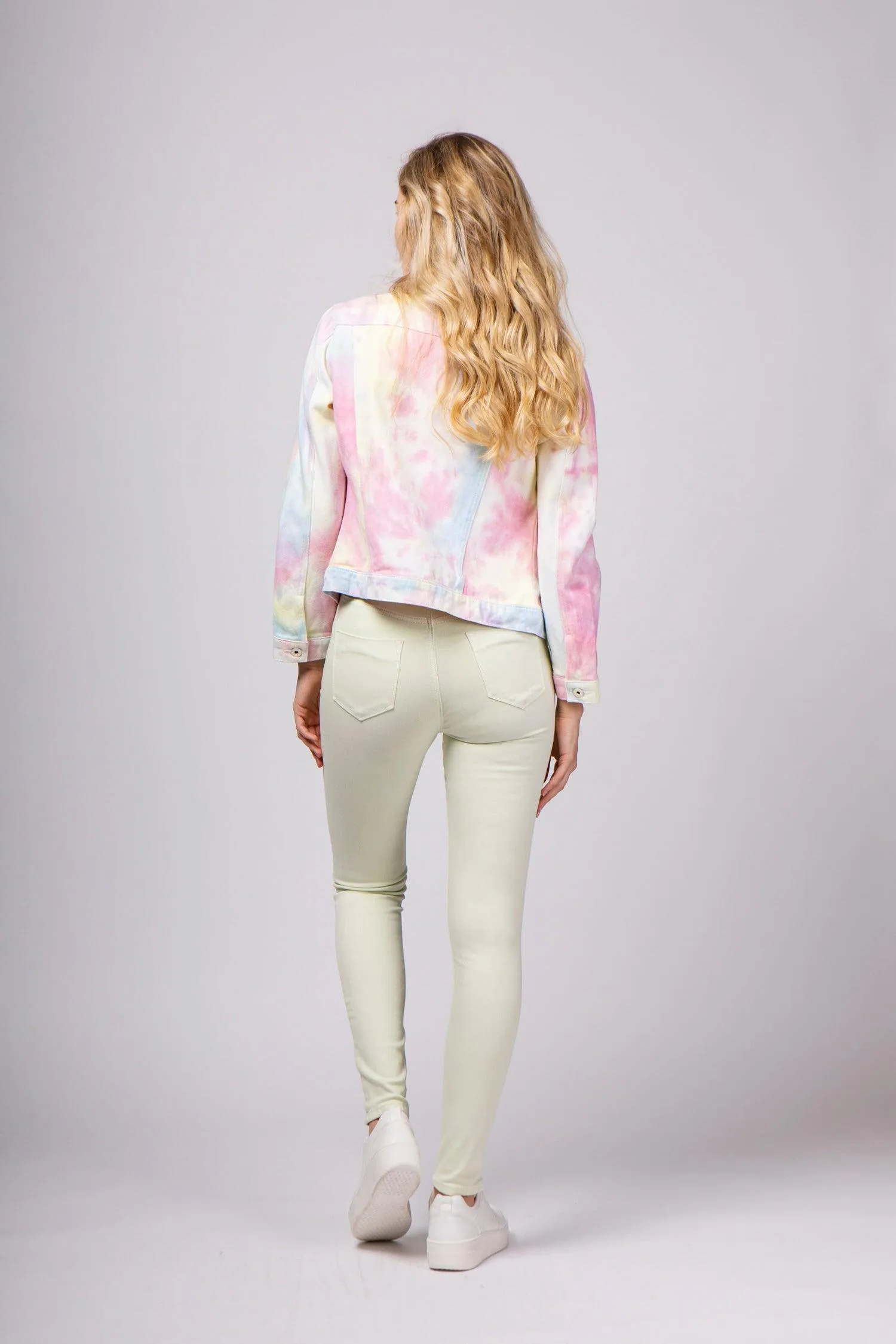 Pantalon taille haute - Solaria sky