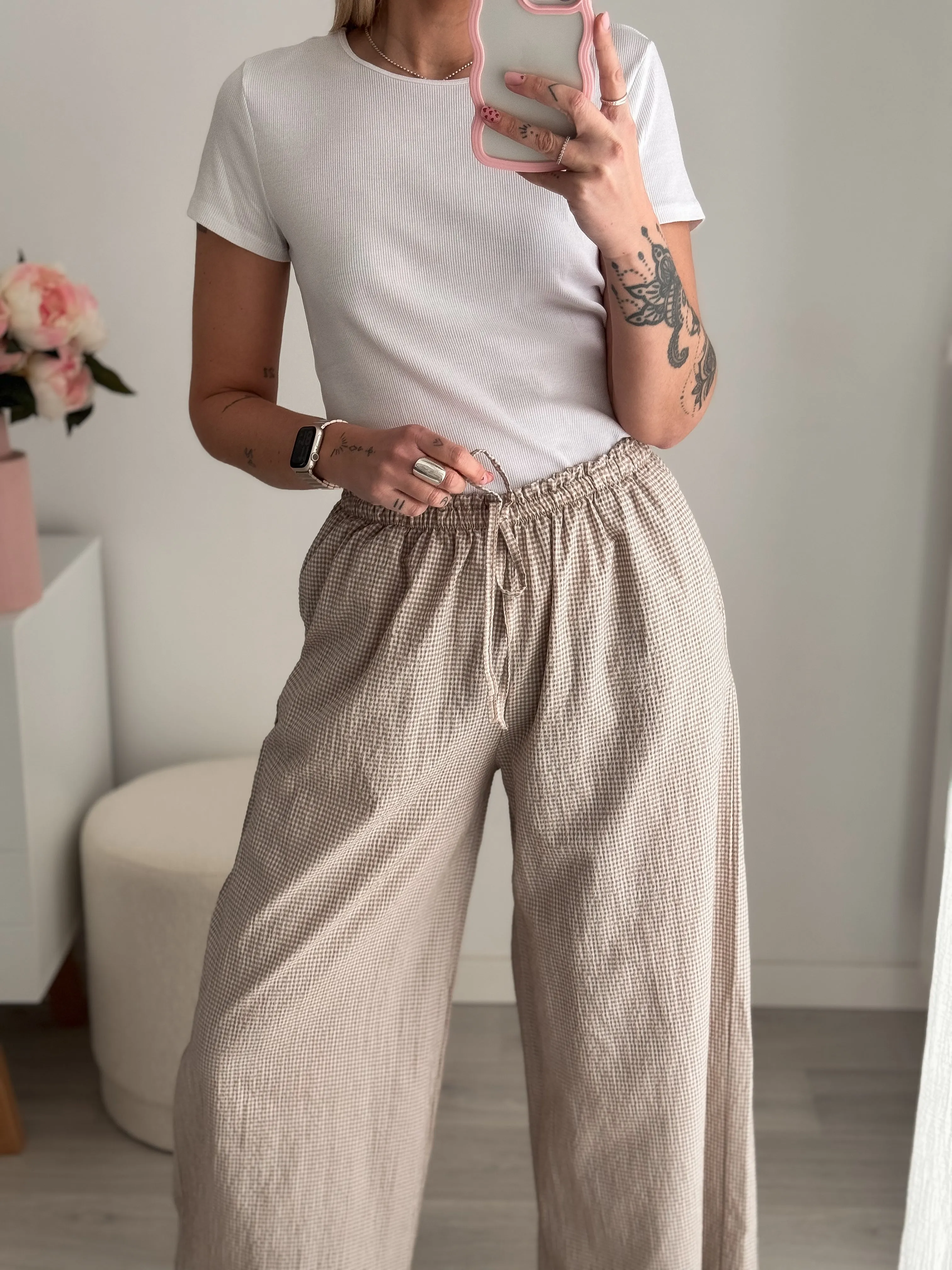 Pantalon Vichy