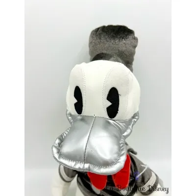 Peluche Donald Duck 85th Anniversary Limited Edition Disney Store 2019 blanc argenté 45 cm