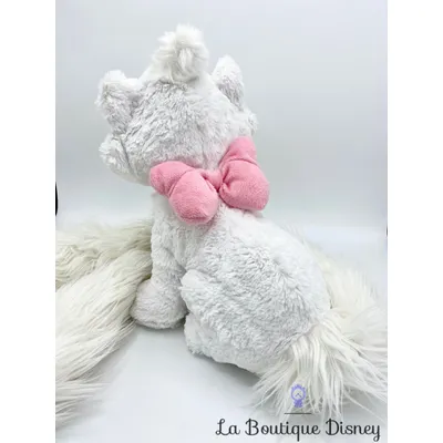 Peluche Marie Les Aristochats Disney Parks 2016 Disneyland Paris chat blanc long tail longue queue