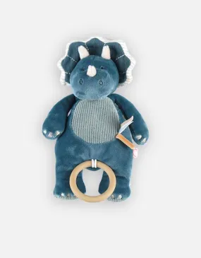 Peluche mini musicale Ops en Veloudoux® bleu - Noukies