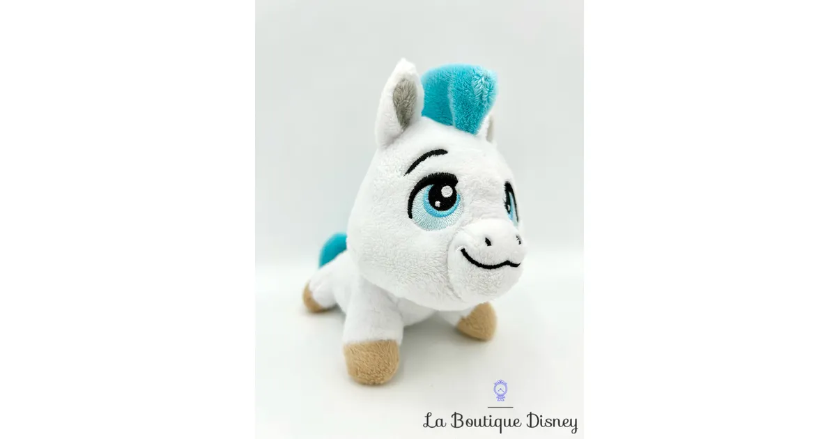 Peluche Mini Pégase Naïf Disneyland Paris 2019 Disney Hercule cheval blanc bleu 14 cm