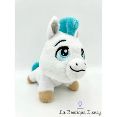 Peluche Mini Pégase Naïf Disneyland Paris 2019 Disney Hercule cheval blanc bleu 14 cm