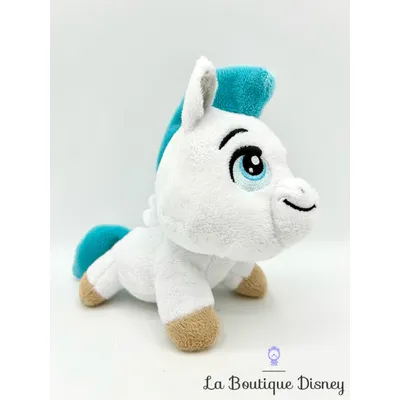 Peluche Mini Pégase Naïf Disneyland Paris 2019 Disney Hercule cheval blanc bleu 14 cm