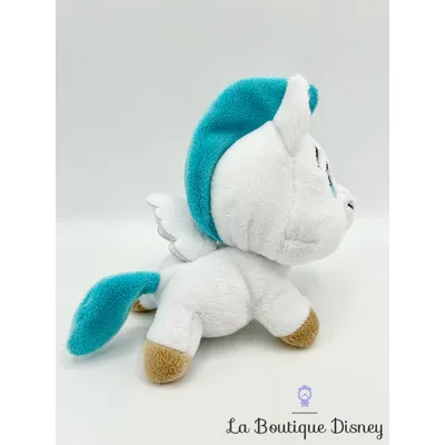 Peluche Mini Pégase Naïf Disneyland Paris 2019 Disney Hercule cheval blanc bleu 14 cm