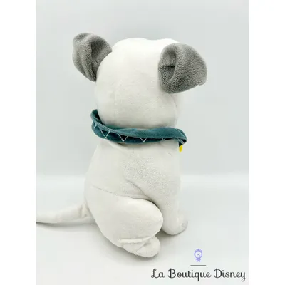 Peluche Percy chien Pocahontas Disneyland Paris Disney blanc 25 cm