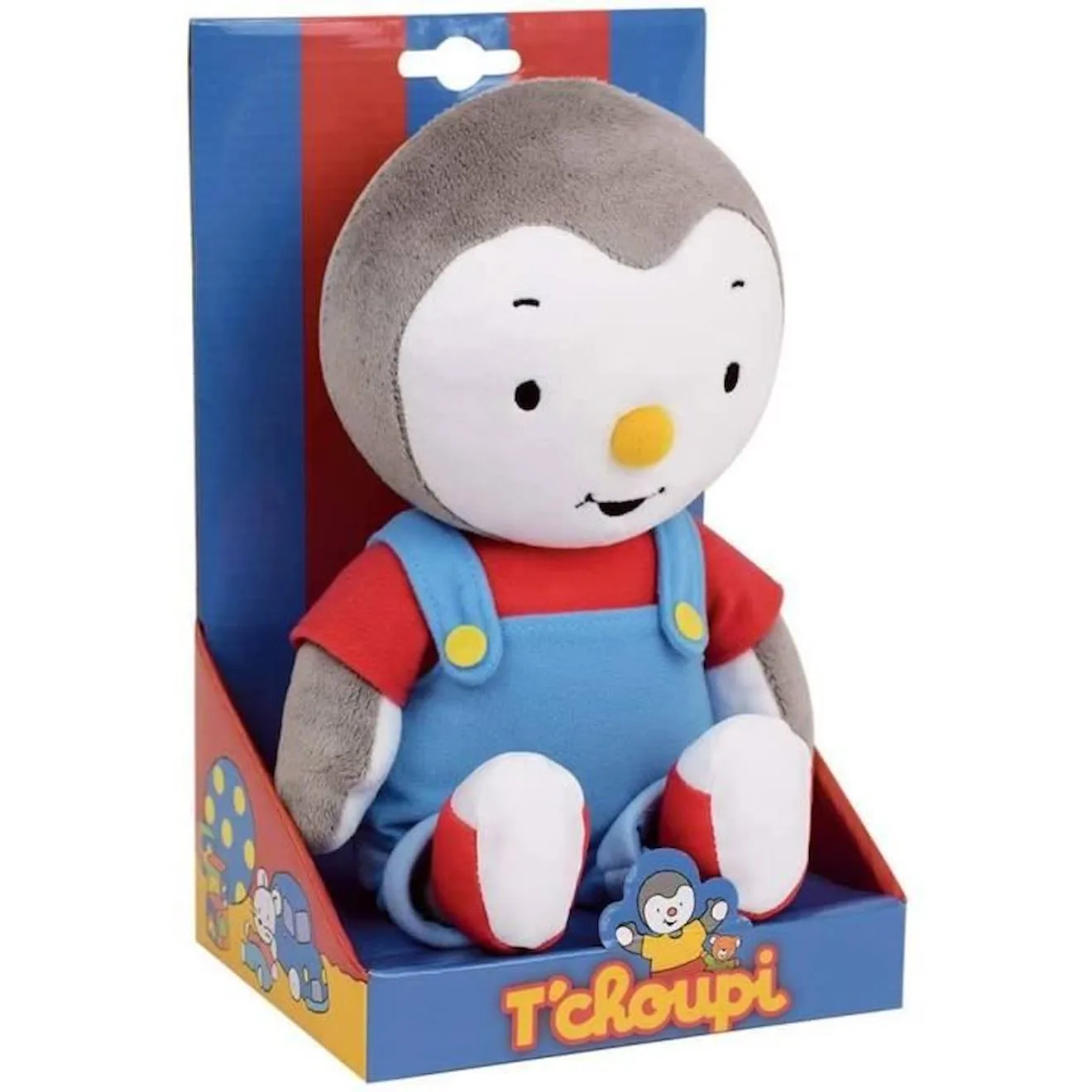 Peluche T'choupi - JEMINI - Environ 30 cm - Polyester - Mixte bleu - Jemini