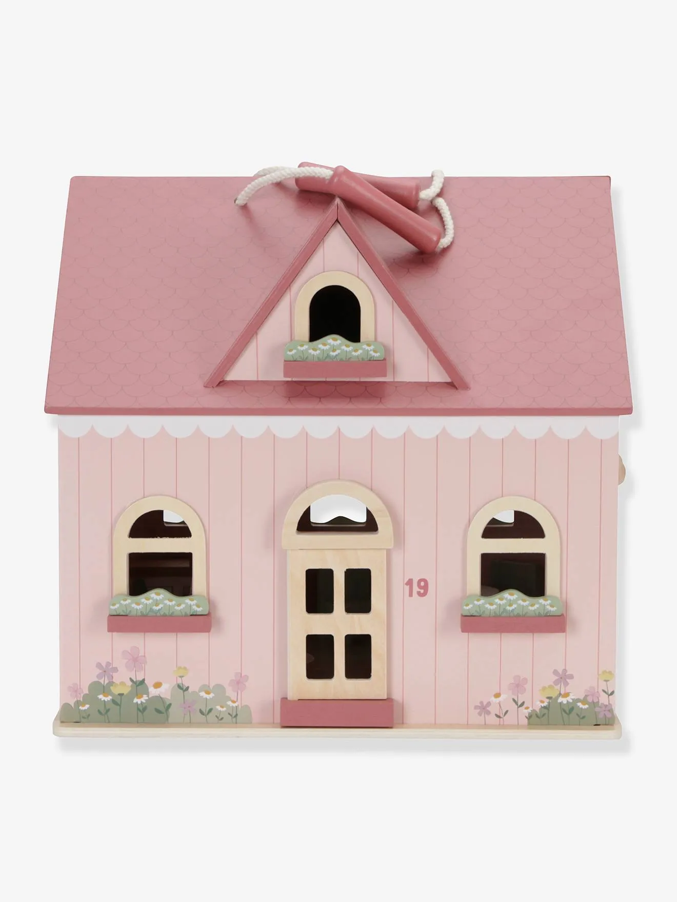 Petite Maison de poupée en bois - LITTLE DUTCH rose - Little Dutch