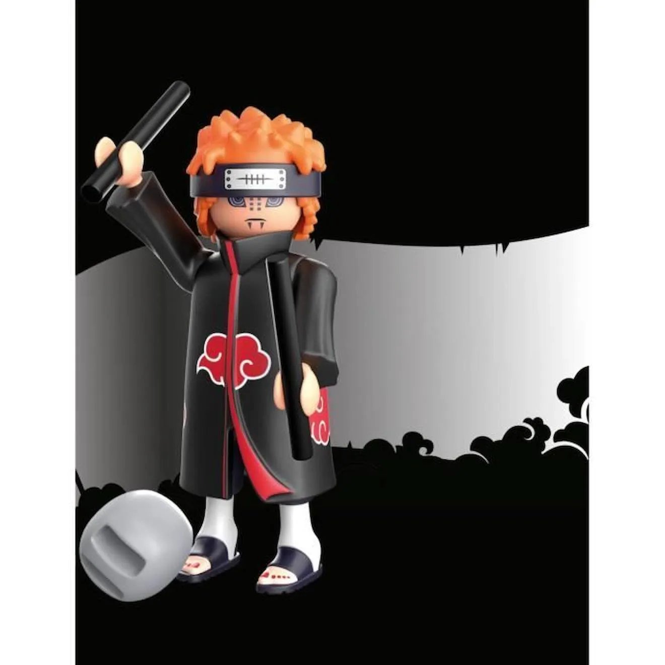 PLAYMOBIL - 71108 - Pain - Naruto Shippuden - Personnage de manga ninja avec accessoires bleu - Playmobil