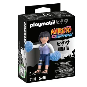 PLAYMOBIL - Naruto Shippuden - Hinata - Figurine de ninja avec accessoires bleu - Playmobil