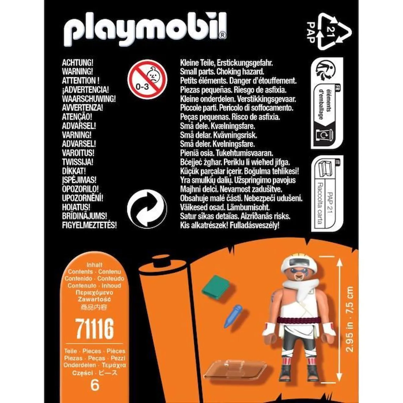 PLAYMOBIL - Naruto Shippuden - Killer B - Figurine avec accessoires - Jouet pour enfant à partir de 5 ans bleu - Playmobil