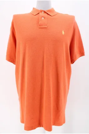 Polo Ralph Lauren Custom orange / Vêtement occasion vintage friperie