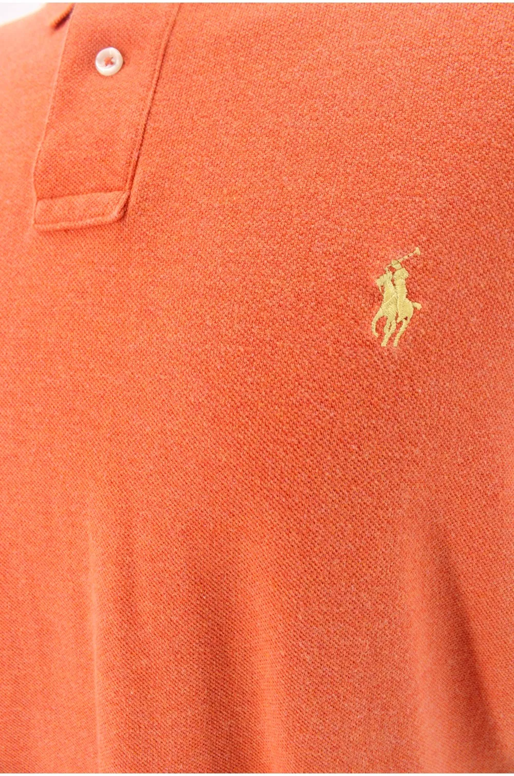 Polo Ralph Lauren Custom orange / Vêtement occasion vintage friperie