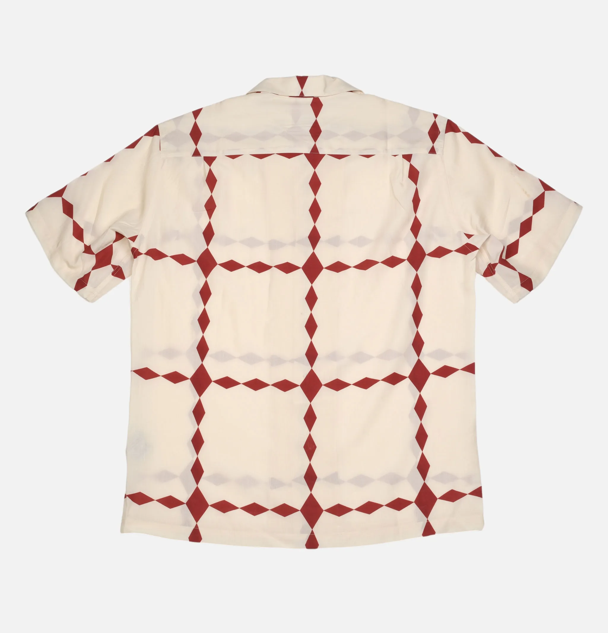 Portuguese Flannel | Chemise Diamonds Ecru | Shop Royalcheese Paris