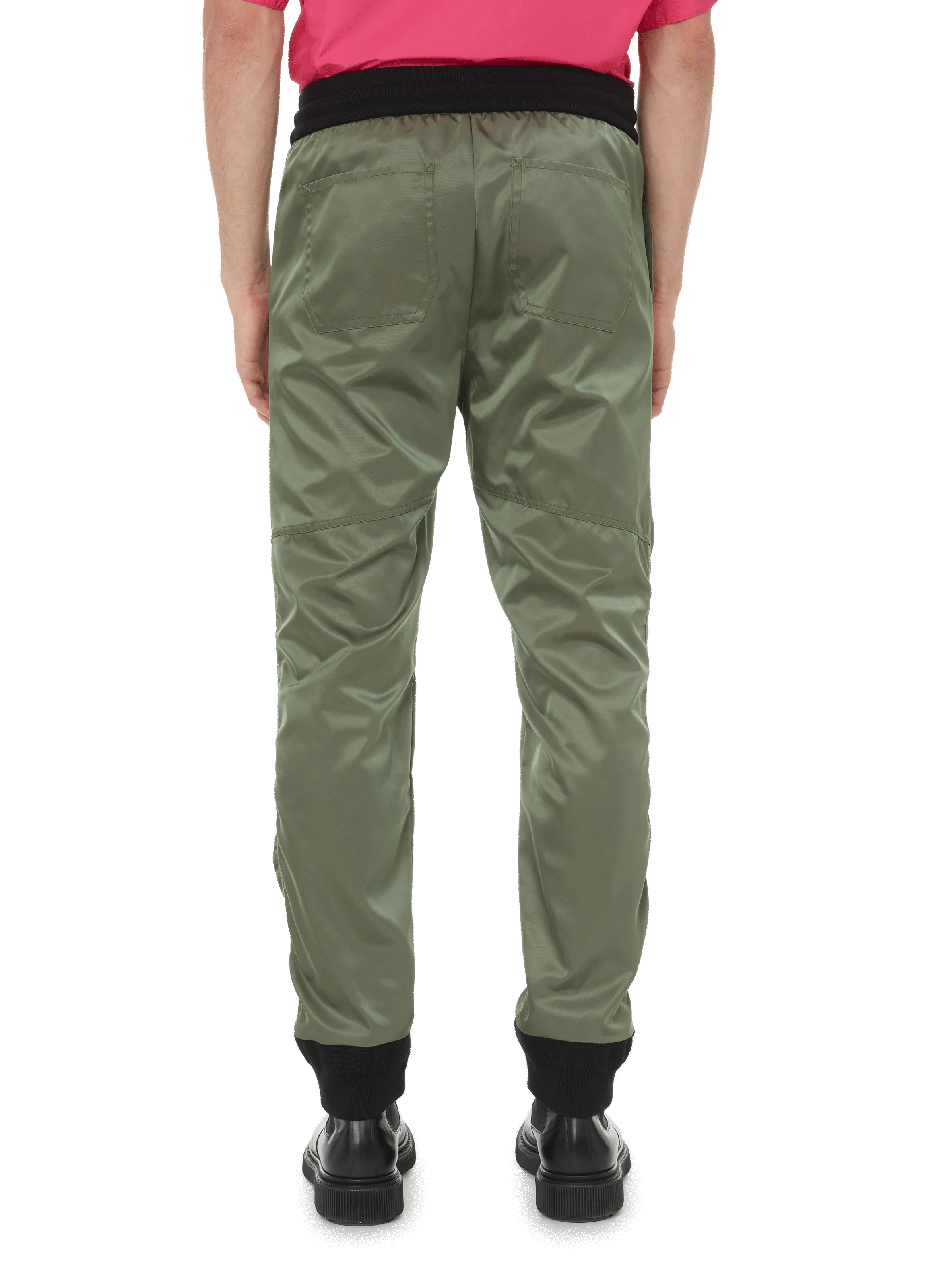 QASIMI  Pantalon de jogging Teja satiné - Vert