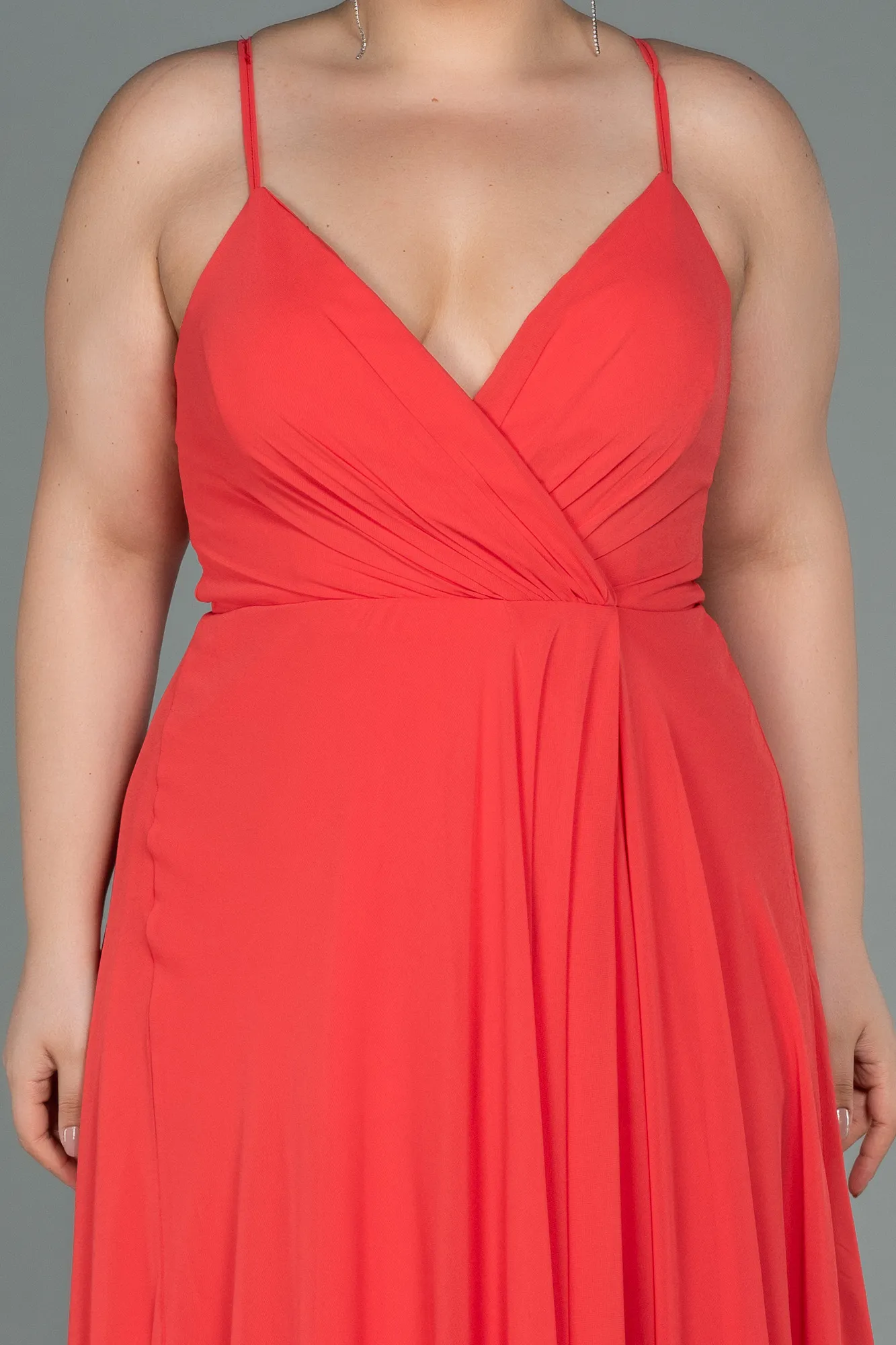 Robe De Soirée Grande Taille Longue Turquoise ABU1324