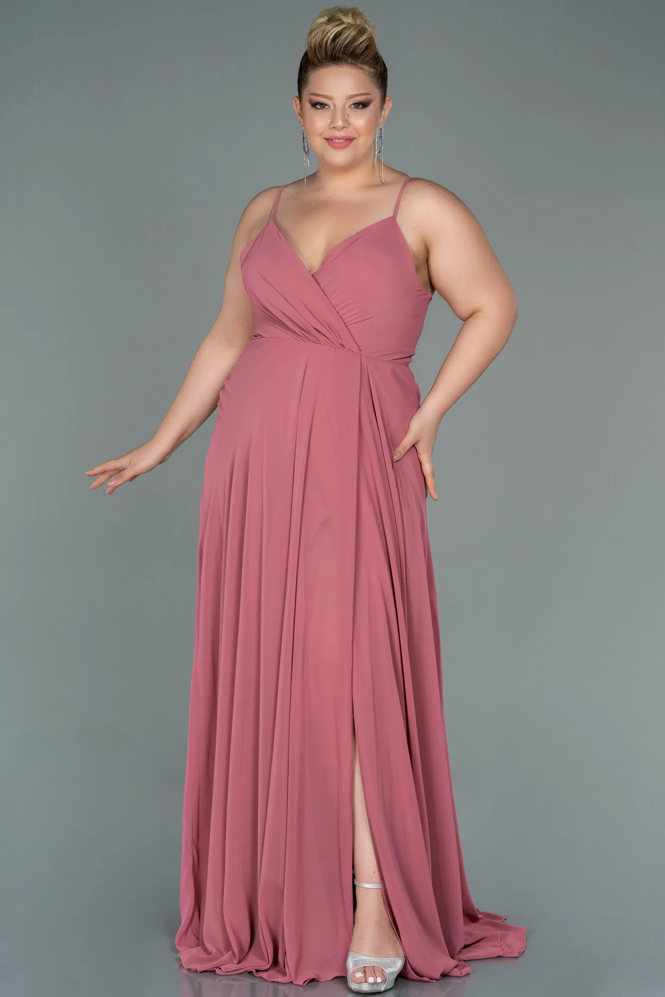 Robe De Soirée Grande Taille Longue Turquoise ABU1324