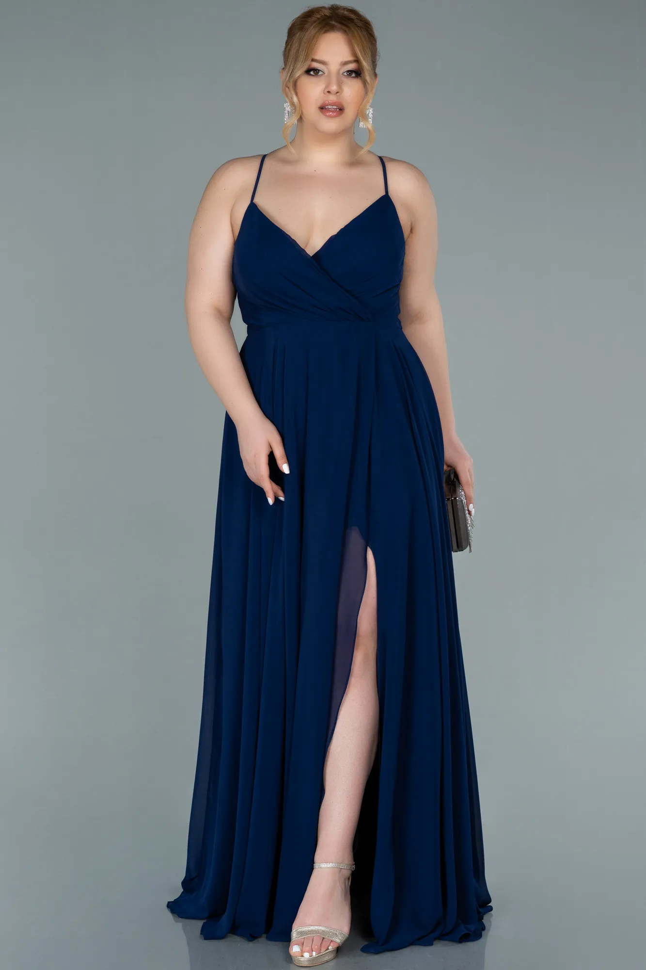 Robe De Soirée Grande Taille Longue Turquoise ABU1324