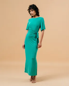 ROBE LONGUE VERT MARYLINE